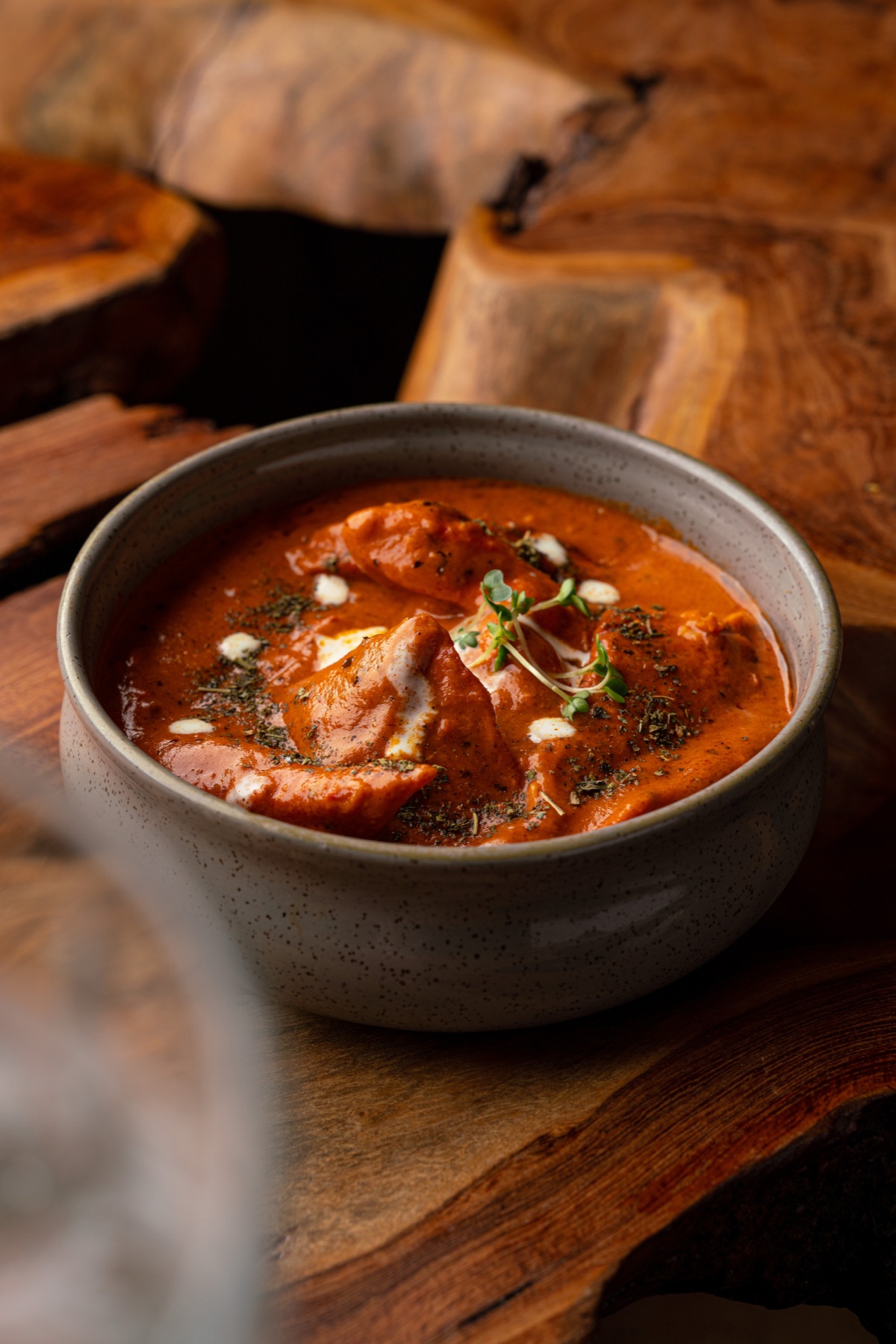 Butter chicken in our signature makhani sauce